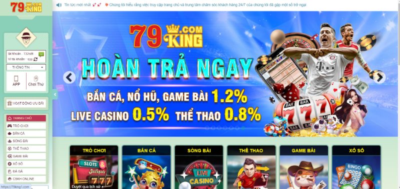 79KING Nhà cái cá cược đỉnh cao hàng đầu cho bet thủ 6 Top Game Bài Uy Tín 2025 Chơi Đổi Thưởng An Toàn Nhanh Gọn Chính Sách Đại Lý King79 Hấp Dẫn Thu Hút Nhiều Hội Viên