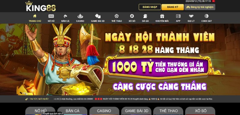 KING88 Điểm đến lý tưởng an toàn dành cho cược thủ 5 Top Game Bài Uy Tín 2025 Chơi Đổi Thưởng An Toàn Nhanh Gọn Điểm Mạnh Nổi Bật Của Nhà Cái King88