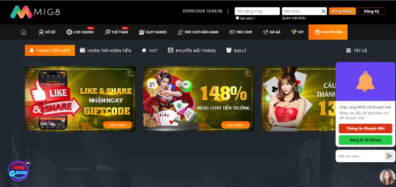 MIG8 Nhà cái độc quyền cá cược hấp dẫn cho bet thủ 2 Top Game Bài Uy Tín 2025 Chơi Đổi Thưởng An Toàn Nhanh Gọn Trải Nghiệm Game Vui Mang Thêm Tiền Về