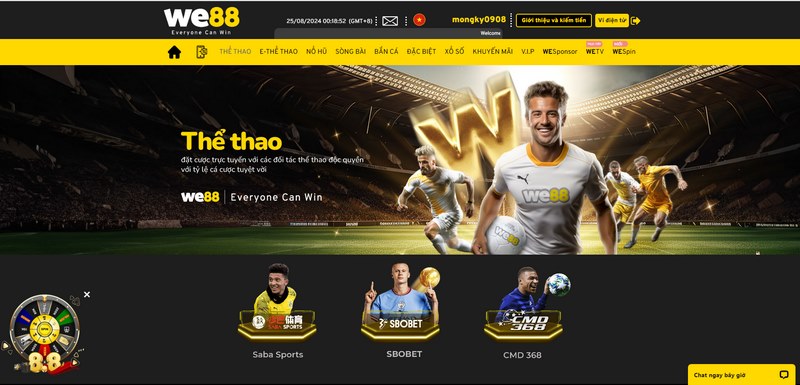 We88 Thiên đường giải trí số 1 tại Việt Nam và Châu Á 3 Top Game Bài Uy Tín 2025 Chơi Đổi Thưởng An Toàn Nhanh Gọn Thể Thao We88 Đem Đến Cho Người Chơi Hàng Loạt Những Bộ Môn Hấp Dẫn
