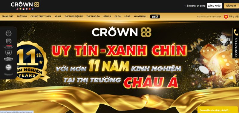 Crown88 Nhà cái cá cược hàng đầu tới từ đảo quốc sư tử 1 Top Game Bài Uy Tín 2025 Chơi Đổi Thưởng An Toàn Nhanh Gọn Một Số Thông Tin Cơ Bản Về Nhà Cái Cá Cược Hàng Đầu Crown88
