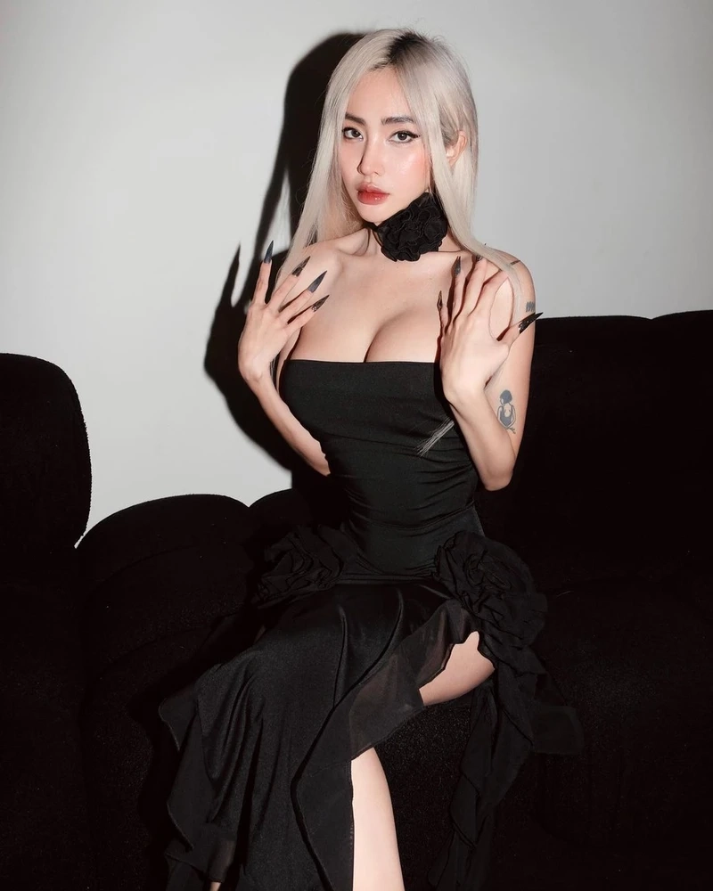 Ảnh gái Trung Quốc tóc ngắn dễ thương, tạo phong cách mới mẻ và năng động