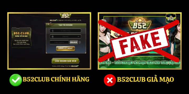 Game Bài 2026 | Phân biệt B52 chính hãng và giả mạo cập nhật hôm nay